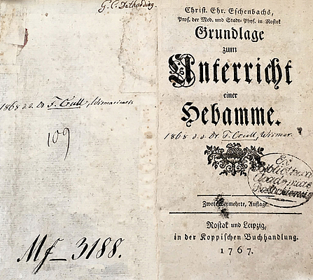 Lehrbuch „Grundlage zum Unterricht einer Hebamme“ (1767)